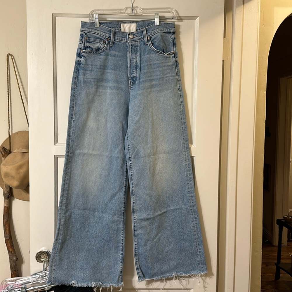 Mother wide led jeans